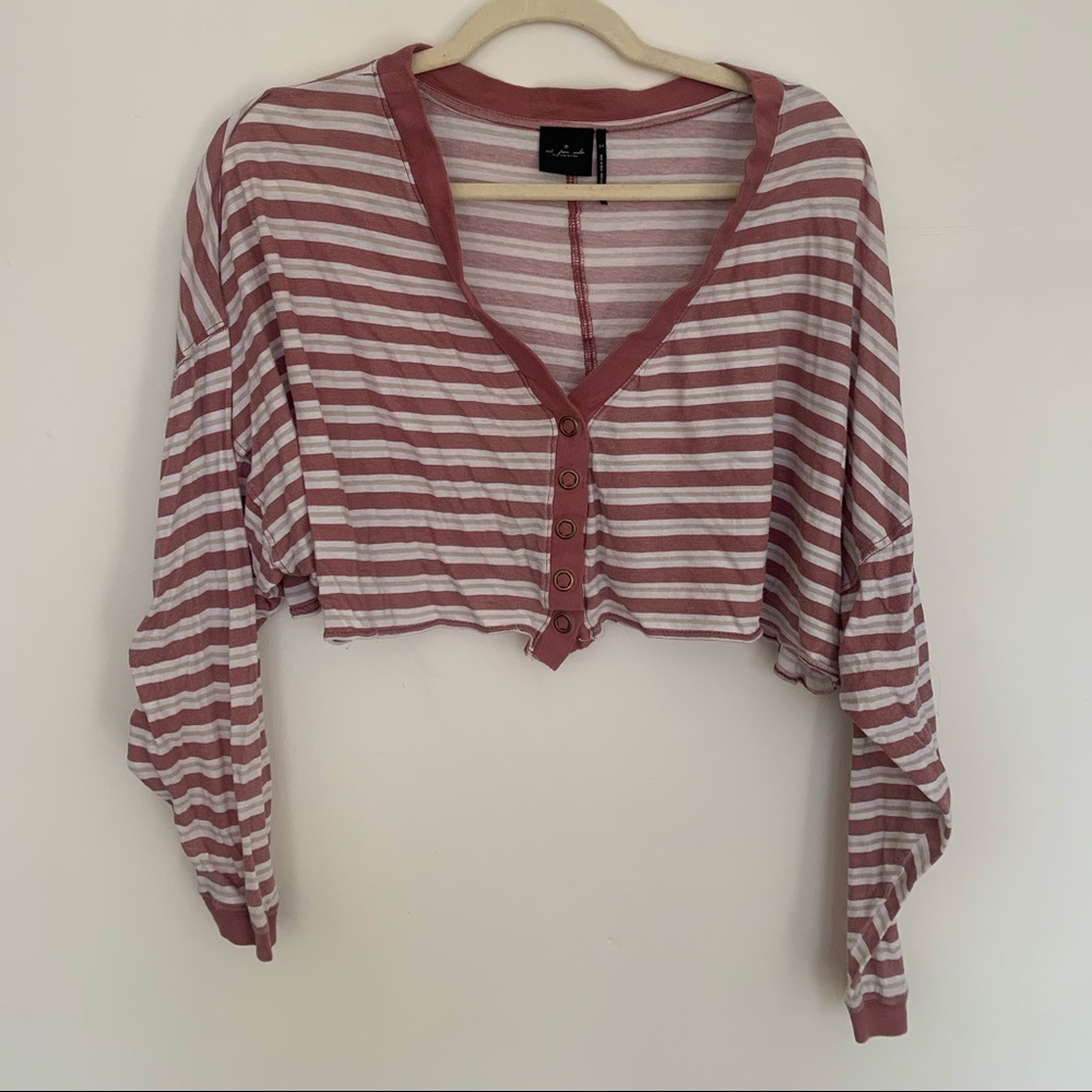 urban outfitters cropped long sleeve